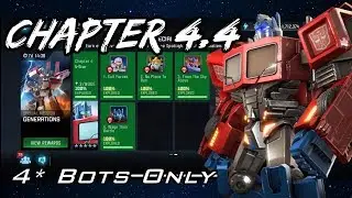 Generations 4.4 - 4 Star Bots Only - Transformers: Forged to Fight
