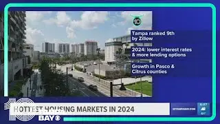 Tampa, Orlando round out Zillow's predictions for the 10 'hottest' housing markets in 2024