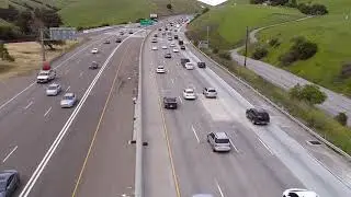 Alameda CTC I 680 Express Lane Corridor Drone Video 2018