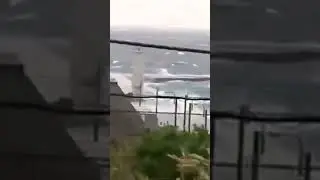 Wind at a speed of 200 km h and huge waves! Typhoon Malakas hit Japan 02