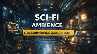 Sci-Fi Ambience: Soothing Spaceship Engine Sound Loop (1 Hour)