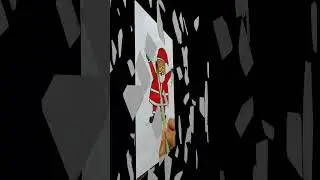 Santa Claus 3D drawing #drawing #shorts #painting #art #scenery
