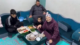 حكم القوي على الضعيف 😅لما حياة تطلب لازم ننفذ🤝وسهره حلوه مع ابوي وسط اولادي سهره شتويه 🙈