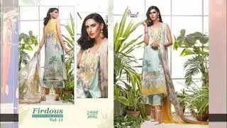 Stuff Export Presents Shree Fabs Firdous Exclusive Collection Vol 11 Pakistani Style Dress Material