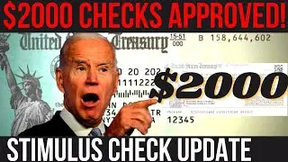 WOW! $2000 & $600 CHECKS APPROVED! 4th Stimulus Check + $1400 Senior Stimulus + Build Back Better