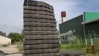 BLASTMAT.com Lifting truck tires blasting mats