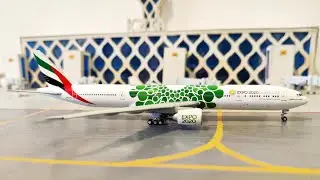 Emirates 777-300ER 1:400 Expo 2020(Green) Sustainability by Gemini Jets Unboxing