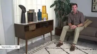 Belham Living Campbell Mid Century Modern Marble Console Table - Product Review Video