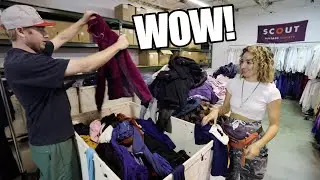 Picking MASSIVE Vintage Clothing Warehouse!