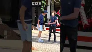 Bucket on head Prank!#shorts