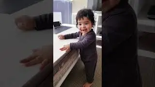 #Baby KK helping Mom in Cleaning...wait till end...hahaha #11Months #Shorts #funnyvideo