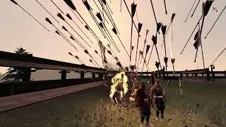 Katana Samurai Vs Arrow Rain