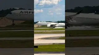 Air France Airbus A350 Landing at ATL/KATL - Plane Spotting