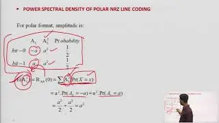 Power Spectral Density of Polar & Bipolar Line Coding