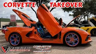 Corvette Takeover With Vette Syndicate and Corvette Warehouse Dallas!!