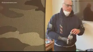 Jacksonville veteran makes medical history with hopes it will help other amputees