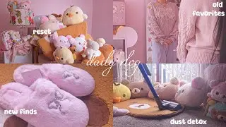 (SUB) リラックマ daily vlog 🧸🎀 | resetting my room and wardrobe for 2026, cleaning and tidying
