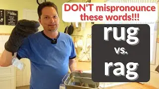 Learn English Vocabulary / RAG / RUG / OVEN MITT / American pronunciation