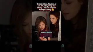 The bond behind the camera💫Bella & Renesmee❤#shorts
