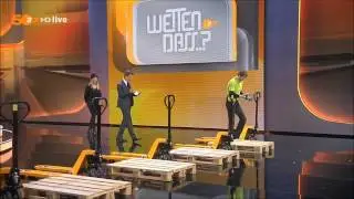 Wetten Dass Hubwagen einparken Wette