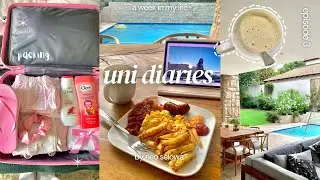 week in my life as a uni student | traveling back home | time with family | cooking |