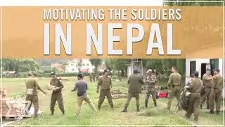 IDF Mission Commander motivates the missions' soldiers in Nepal
