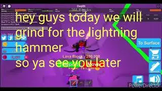 Getting The Lightning hammer at mining simulator!!⚡⚡⚡⚡