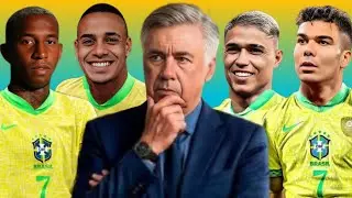 Brazil Men-19 World Cup Squad Announces Carlo Ancelotti ~ Brazil Squad 2026 For World Cup