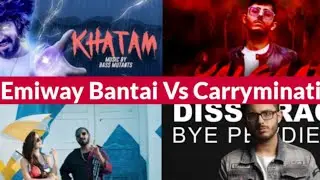 Emiway Bantai Vs Carryminati ll Rap Battle ll Emiway Bantai Rap Song ll Carryminati Rap Song ll