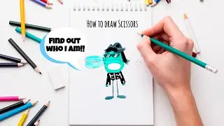 How to draw Scissors🖌🌈🎨|RockPaperScissors | Easy step-by-step draw| drawingscissors| drawingforkids