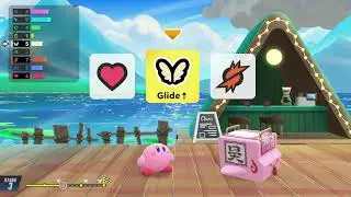 Kirby Air Riders - Road Trip: Stage 3 Lake-Breeze Lane Stage Cleared: Wagon Star Vs. Kracko Gameplay