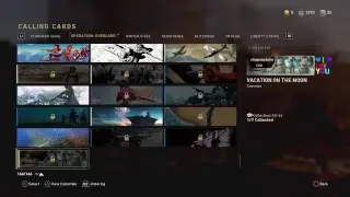 Cod WW2 Calling Cards