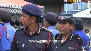 Lae Police Officers Commemorate National Police Remembrance Day