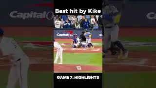 What a Best hit by Kike hernandez in Game 7 #mlb #baseball #shorts