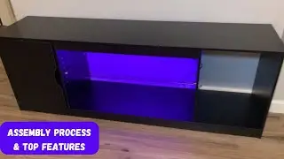 Assembly Process & Features | Bestier LED TV Stand