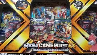 Pokemon Mega Camerupt EX Premium Collection Box Opening-Early Release, Full Art and Holos !
