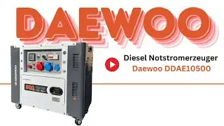 Stromgenerator / Notstrom Daewoo DDAE10500DSE-3G mit 8.1kvA Leistung