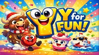 Wow! Letter Y Is So Fun😲| Y for Yak, Yo-Yo & Yogurt! | Alphabet Y for Kids|#funforkidsenglishrhymes 