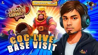 Clash of Clans Live Stream Base Review & Tips | COC LIVE Clan Games Complete #coc #clashofclans