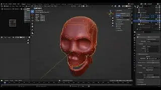 Skull - UV mapping and Texture Baking