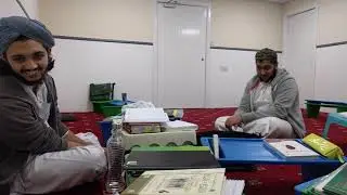 Jamia tul Madina students practicing naats after ijtima
