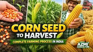 Corn 🌽 Farming In India | Azmi Agriculture | #azmiagriculture #cornfarming 