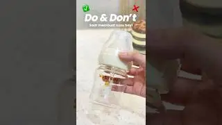 Sefruit tips saat membuat susu si Kecil dengan botol susu nih Moms!🥰
