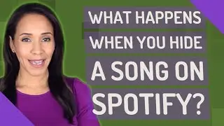 What happens when you hide a song on Spotify?