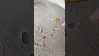 Создание текстурной картины планеты. #planetart #cosmic #картинапланета
