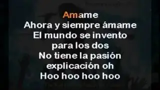 ALEXANDRE PIRES   AMAME   karaoke