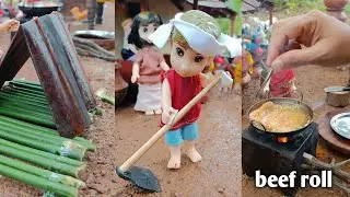 miniature beef roll recipe / miniature tiny story / miniature cooking malayalam / vistha channel