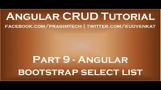 Angular bootstrap select list