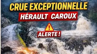 Episode méditerranéen Les gorges du Caroux transformées en torrents furieux !