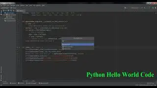 HELLO WORLD PYTHON CODE #PYTHON #HELLOWORLD